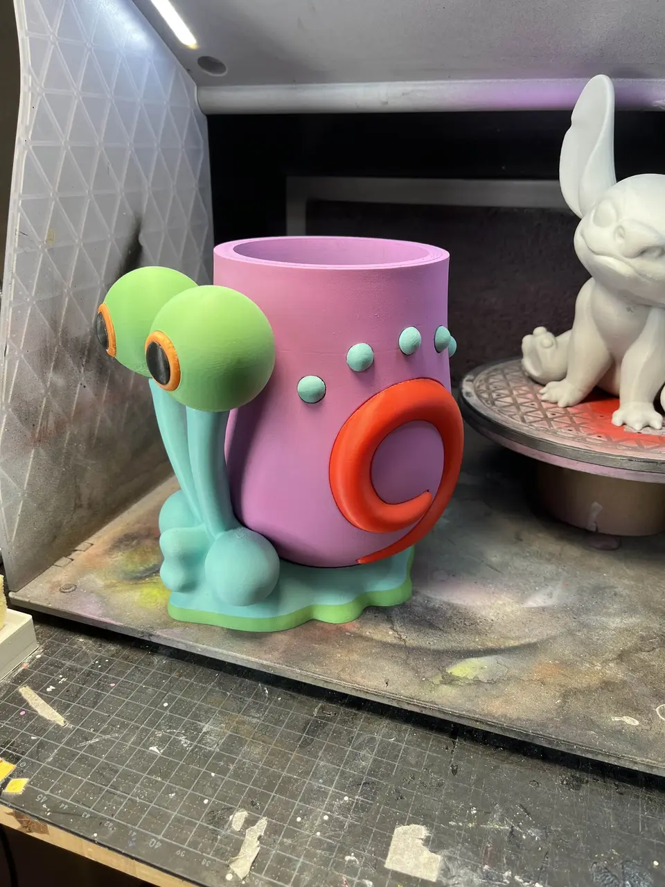Unpainted 3D print of Gary
